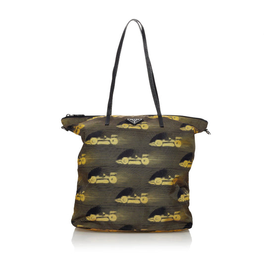Prada Tessuto Stampato Nylon Tote Bag - Rovelle Bags
