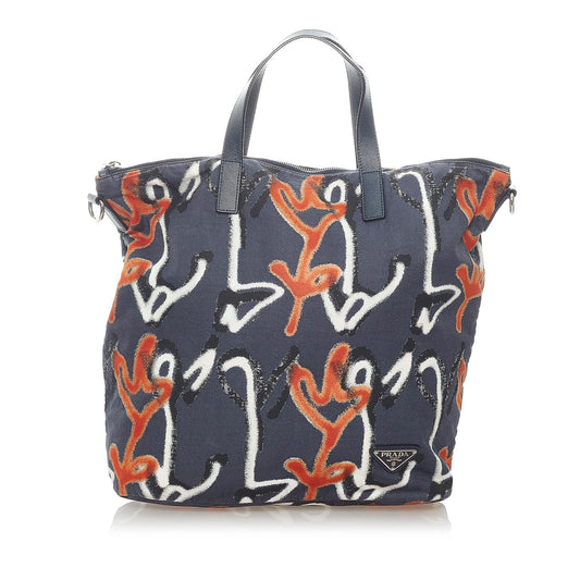 Prada Tessuto Stampato Satchel Style 7 - Rovelle Bags