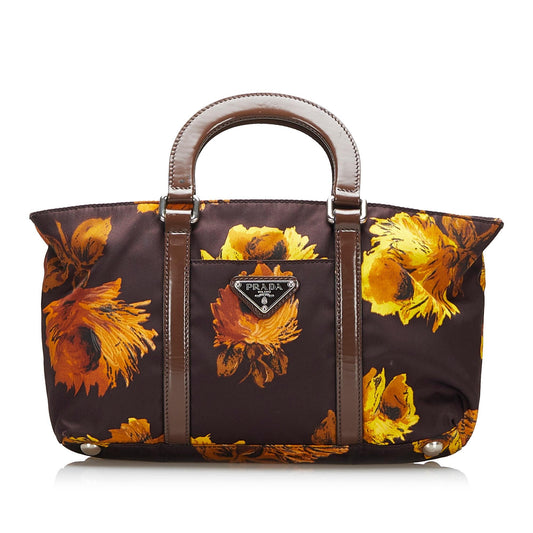 Prada Tessuto Stampato Satchel - Rovelle Bags