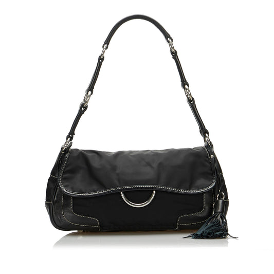 Prada Tessuto Tassel Shoulder Bag - Rovelle Bags