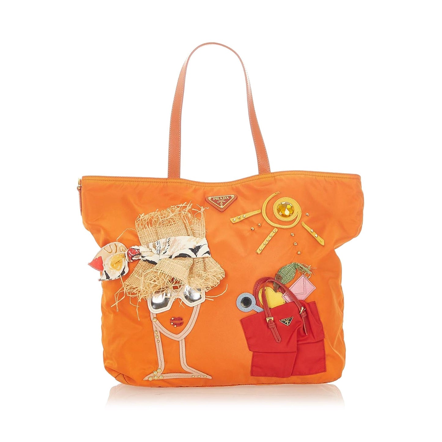 Prada Tessuto Tote Handbag Style 38 - Rovelle Bags