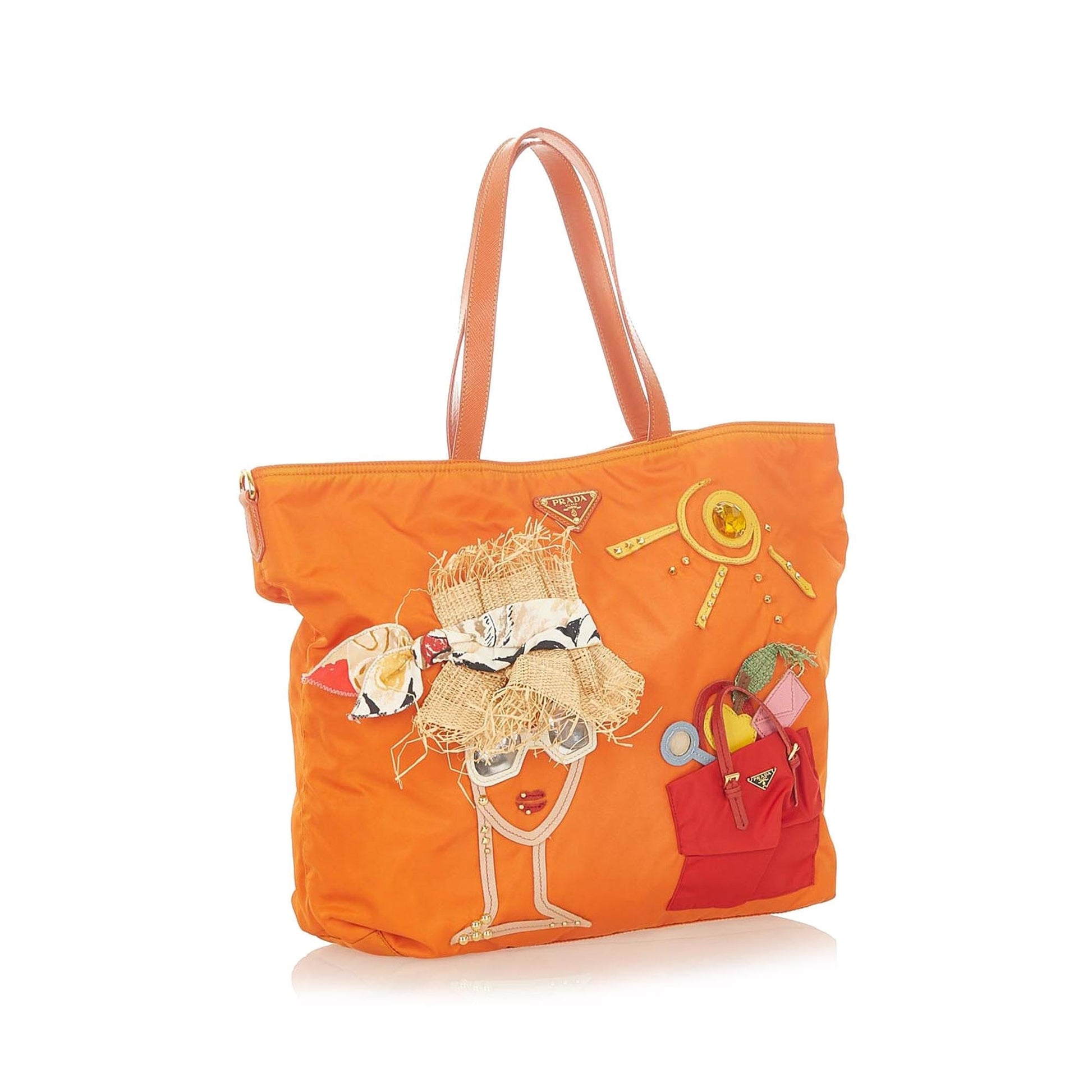 Prada Tessuto Tote Handbag Style 38 - Rovelle Bags