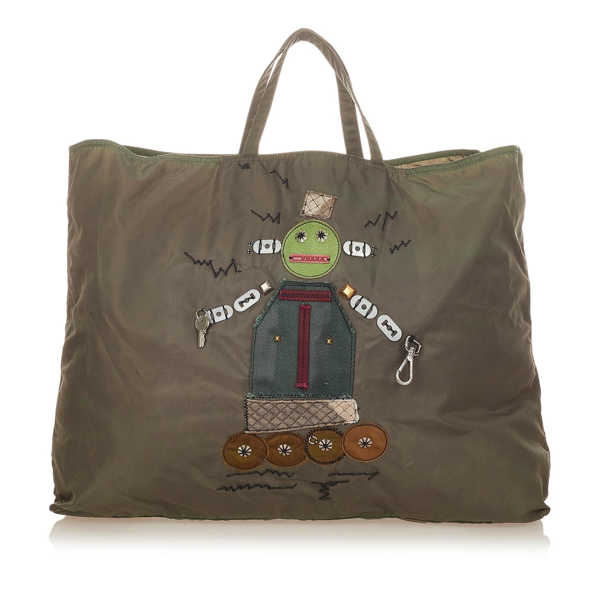 Prada Tessuto Tote Handbag Style 15 - Rovelle Bags