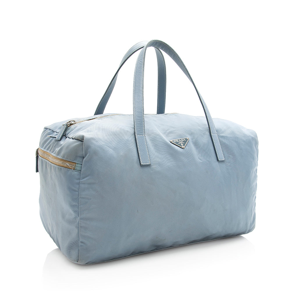 Prada Tessuto Vernice Small Duffle Bag - FINAL - Rovelle Bags