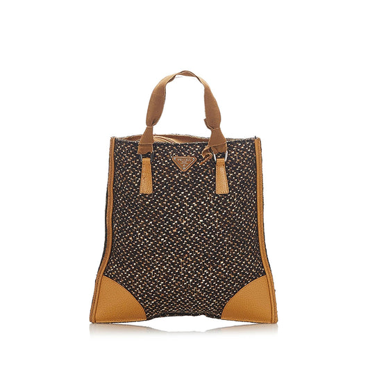 Prada Tweed Handbag - Rovelle Bags