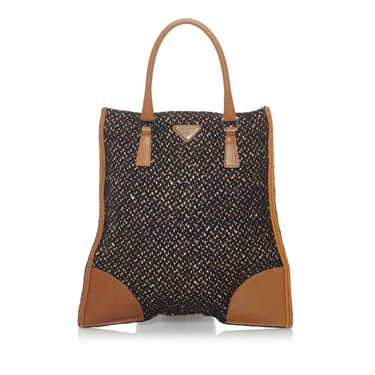 Prada Tweed Handbag Style 2 - Rovelle Bags