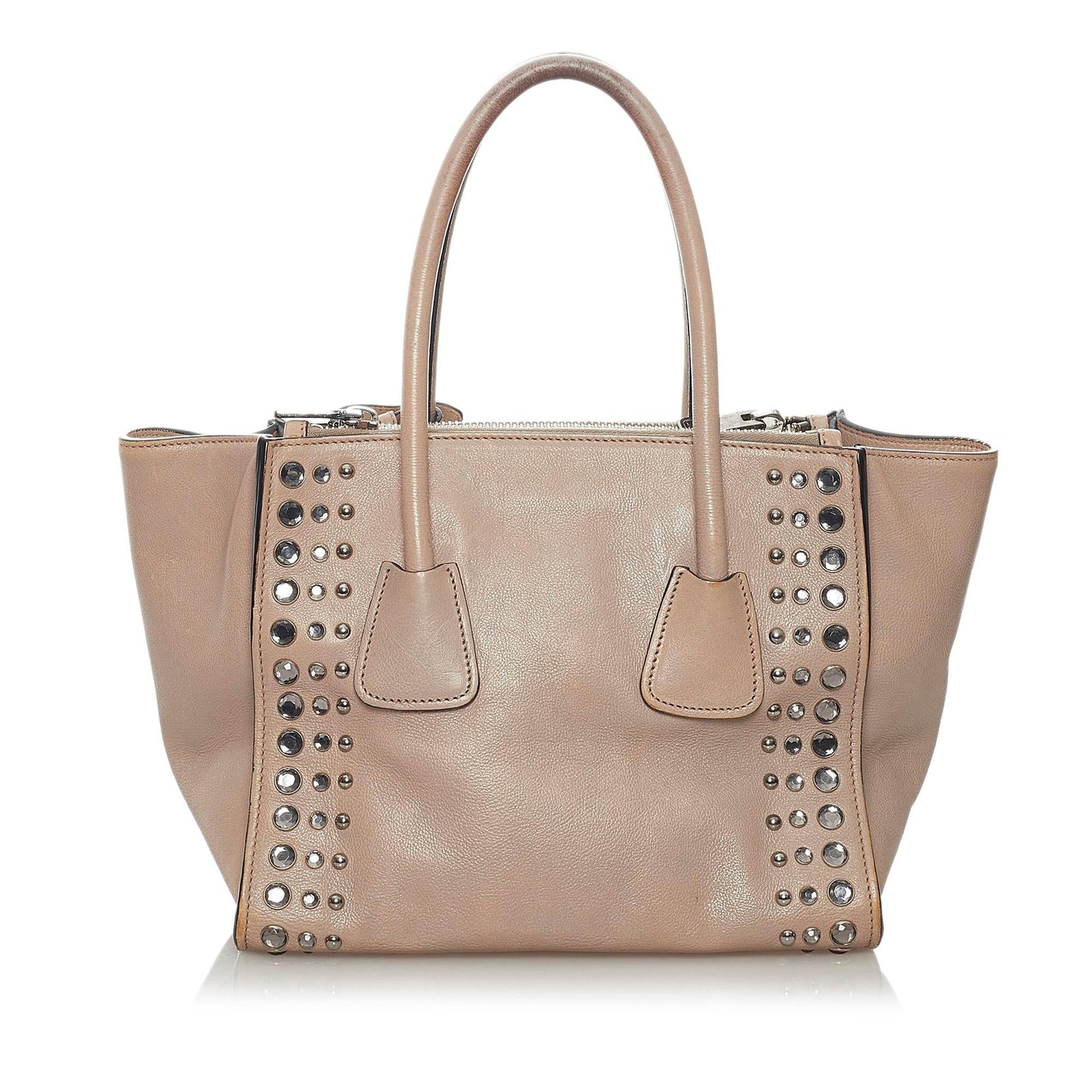 Prada Twin Pocket Leather Handbag Style 4 - Rovelle Bags