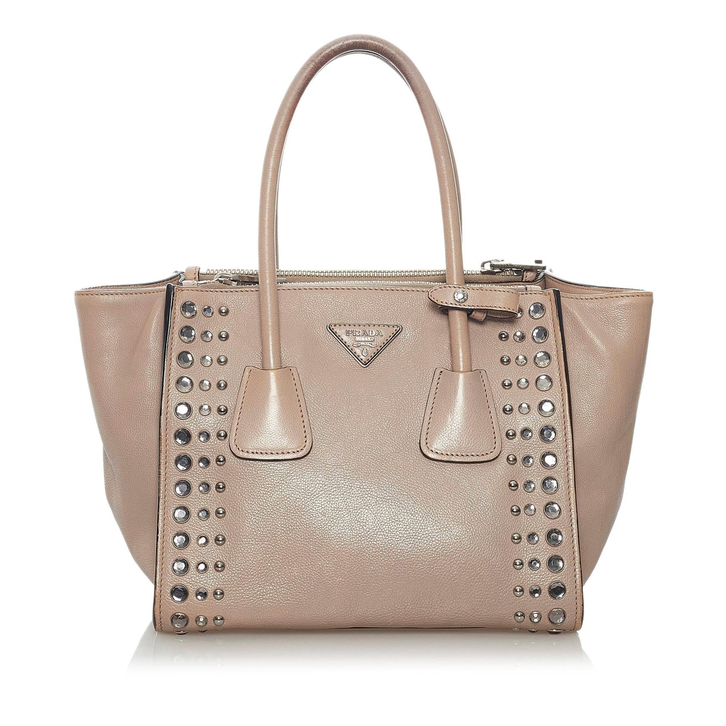 Prada Twin Pocket Leather Handbag Style 4 - Rovelle Bags