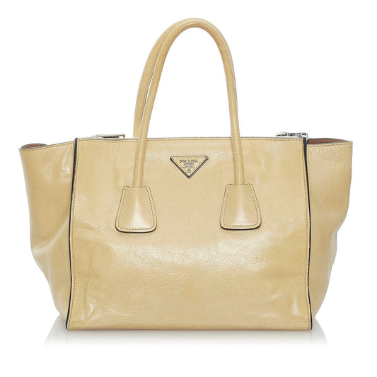Prada Twin Pocket Leather Handbag Style 2 - Rovelle Bags