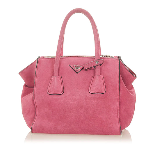 Prada Twin Pocket Leather Satchel Style 22 - Rovelle Bags
