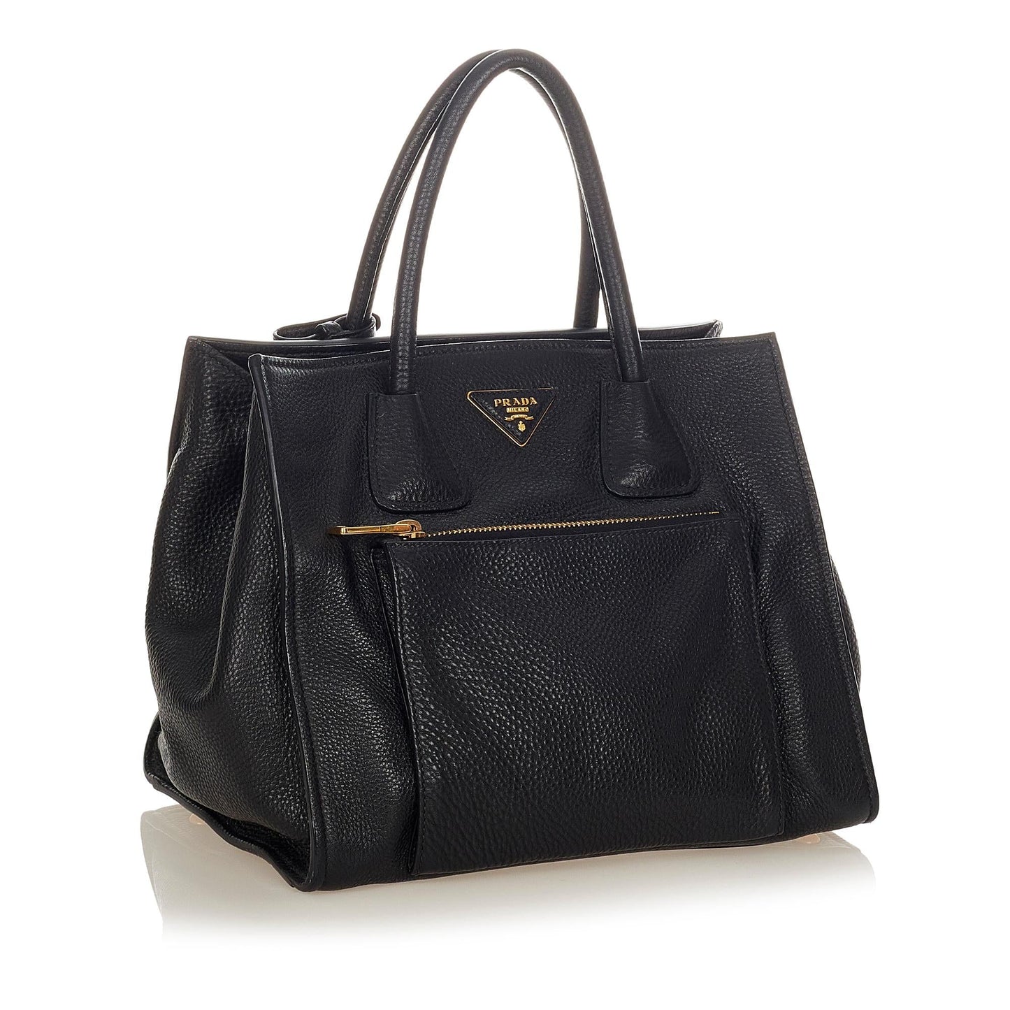 Prada Twin Pocket Leather Satchel Style 25 - Rovelle Bags