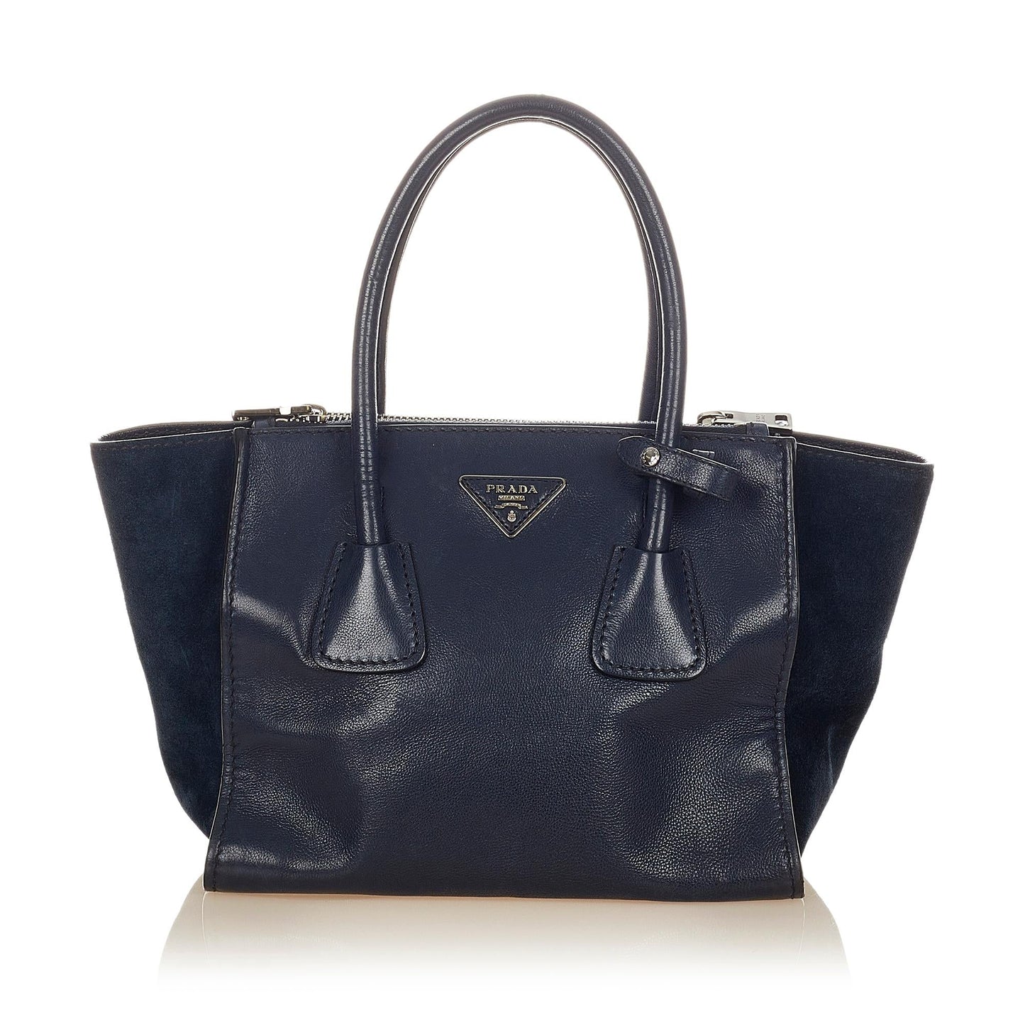 Prada Twin Pocket Leather Satchel Style 27 - Rovelle Bags