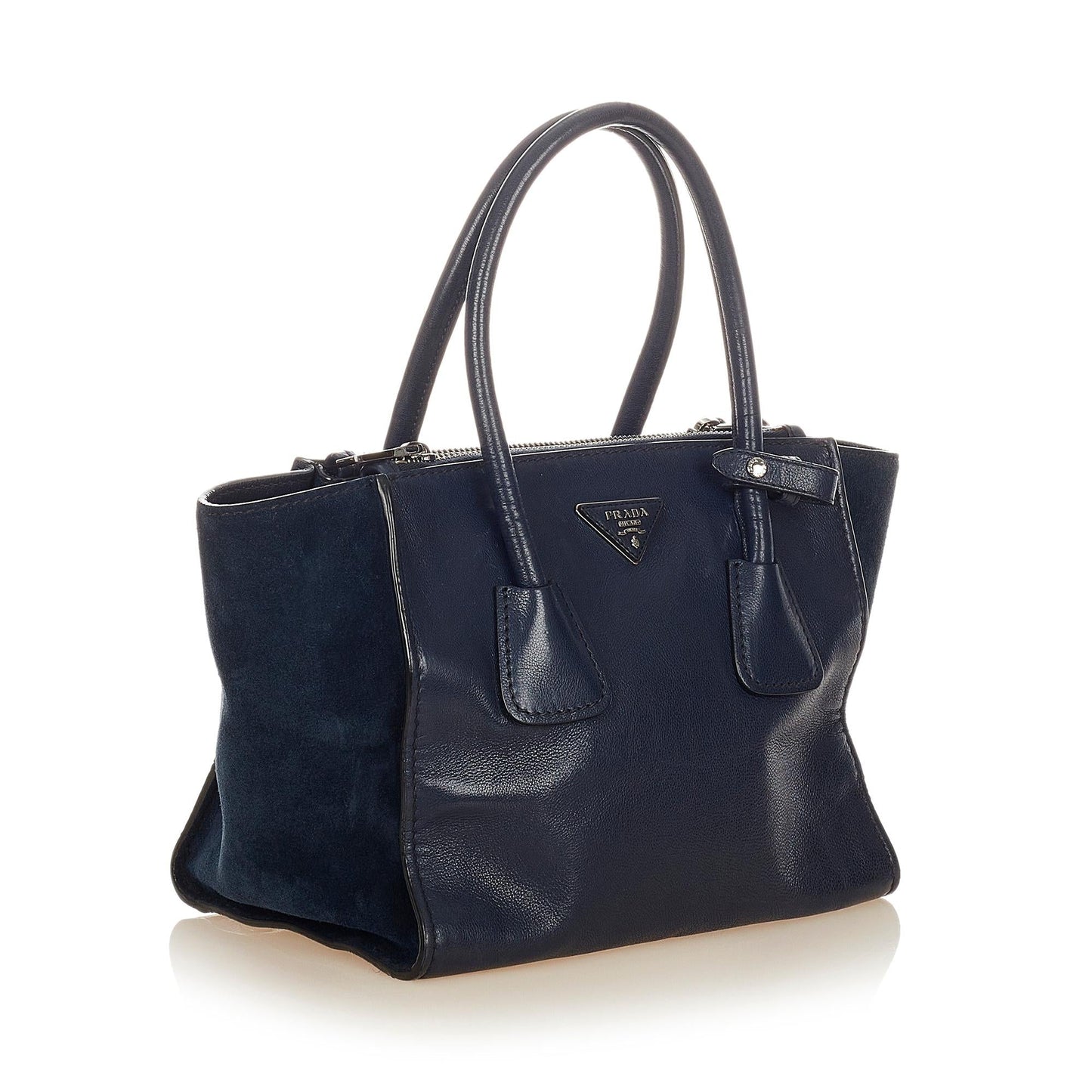 Prada Twin Pocket Leather Satchel Style 27 - Rovelle Bags