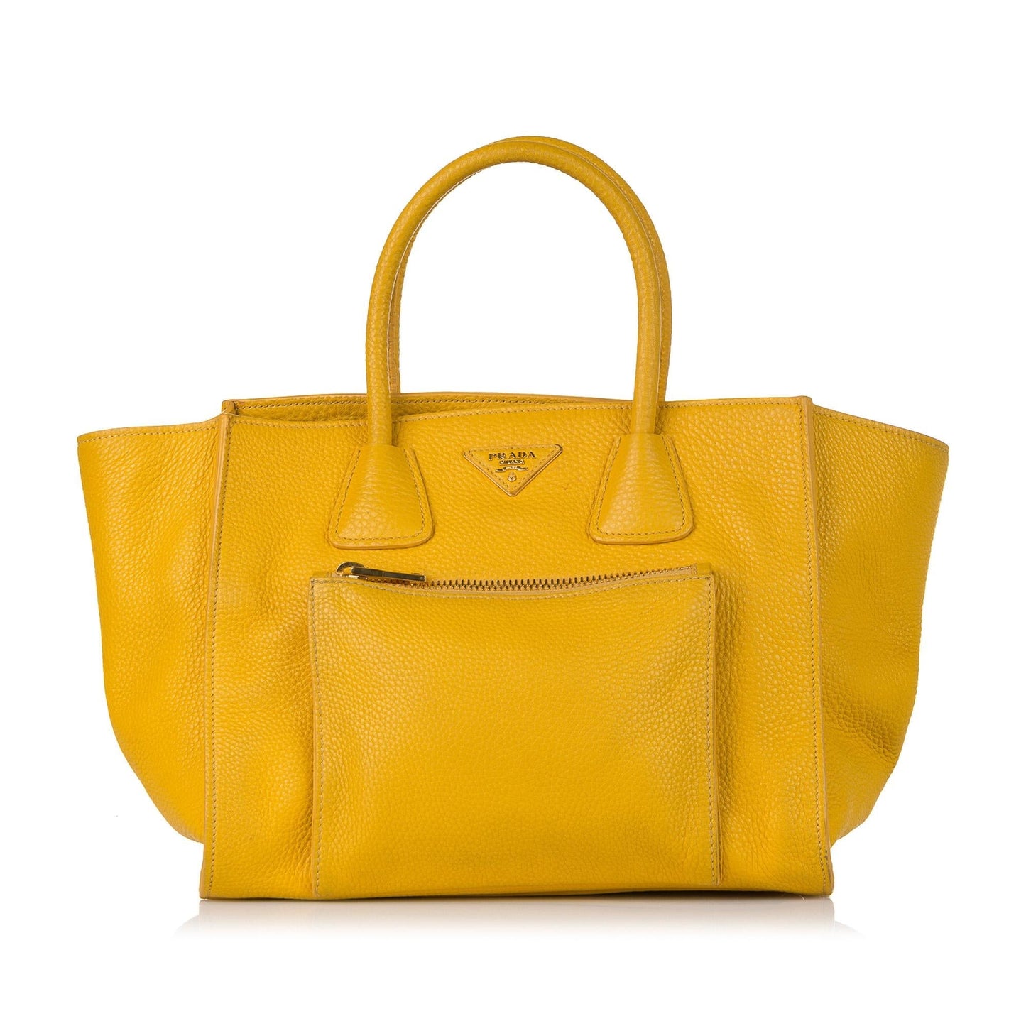 Prada Twin Pocket Leather Satchel Style 15 - Rovelle Bags