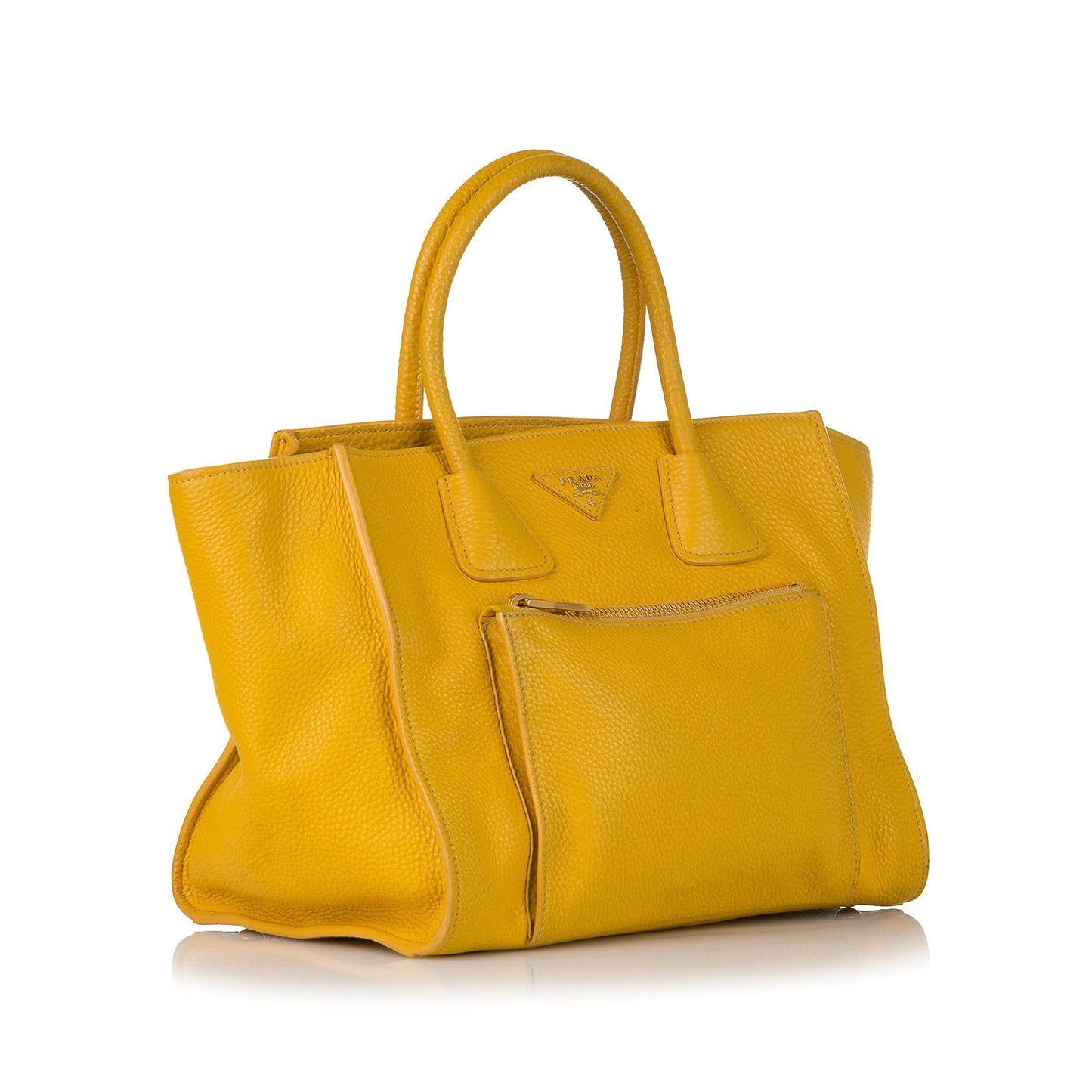 Prada Twin Pocket Leather Satchel Style 15 - Rovelle Bags