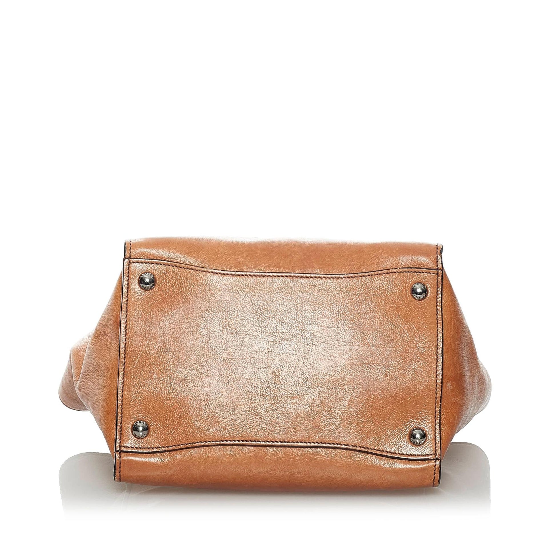 Prada Twin Pocket Leather Satchel Style 8 - Rovelle Bags