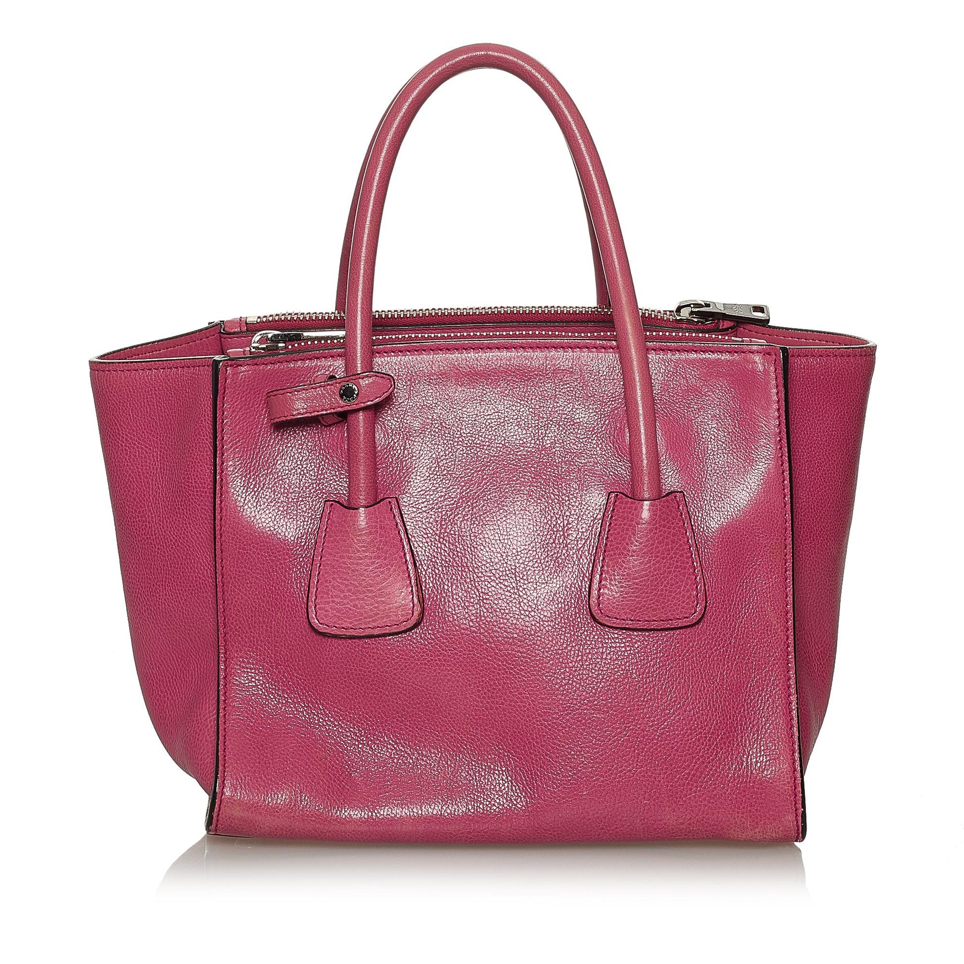 Prada Twin Pocket Leather Satchel Style 7 - Rovelle Bags