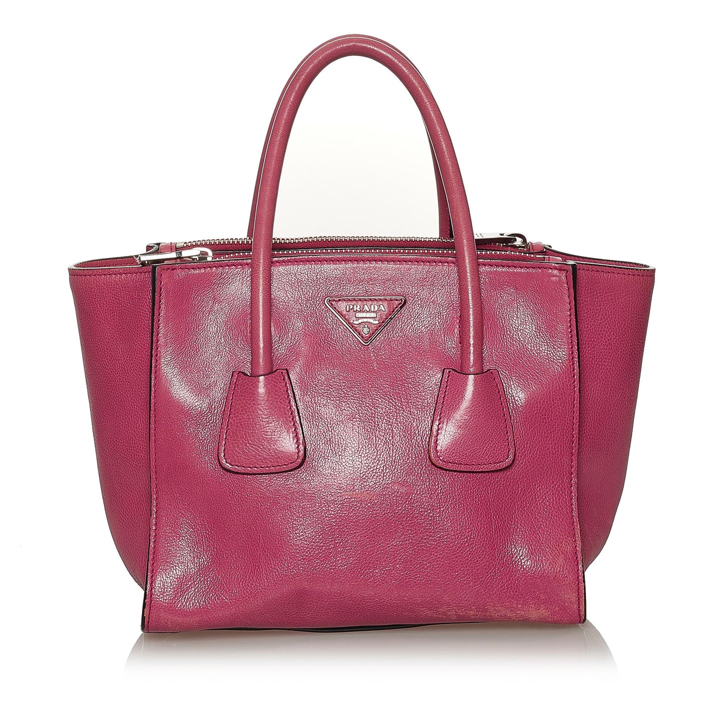Prada Twin Pocket Leather Satchel Style 7 - Rovelle Bags