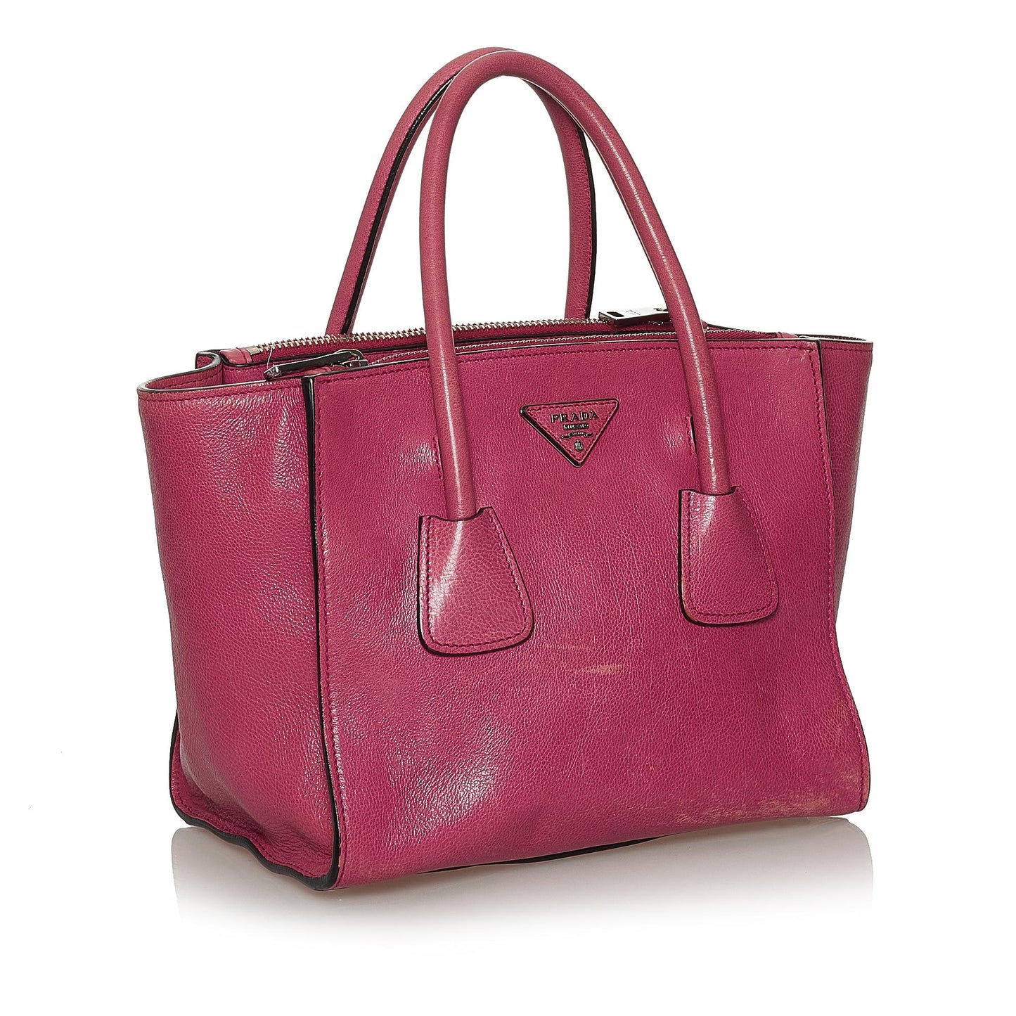 Prada Twin Pocket Leather Satchel Style 7 - Rovelle Bags