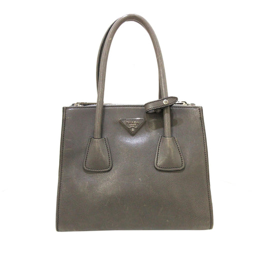 Prada Twin Pocket Leather Satchel Style 6 - Rovelle Bags
