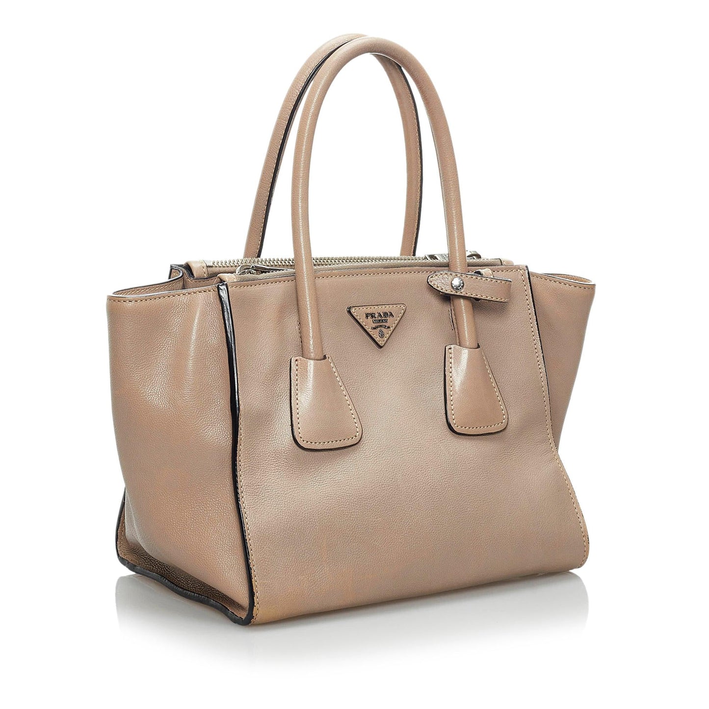 Prada Twin Pocket Leather Satchel Style 5 - Rovelle Bags