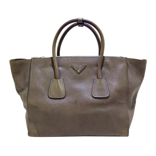Prada Twin Pocket Leather Satchel Style 3 - Rovelle Bags