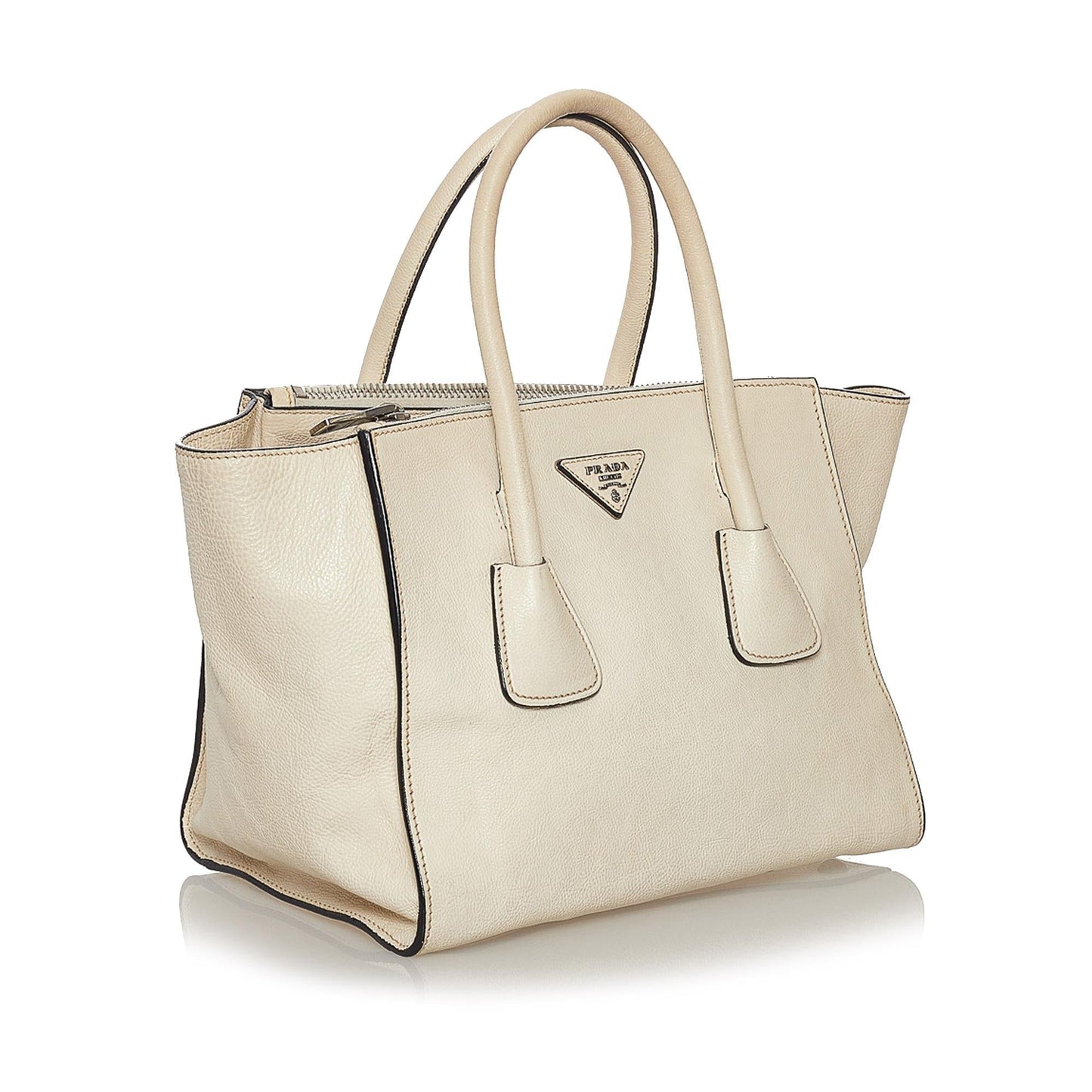 Prada Twin Pocket Leather Satchel - Rovelle Bags