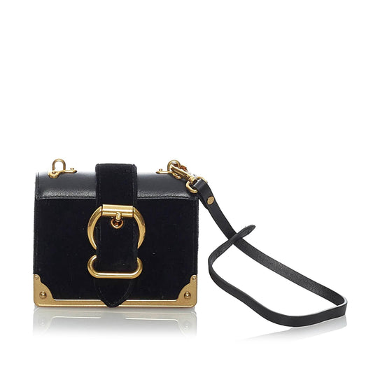 Prada Velluto Cahier Crossbody Bag - Rovelle Bags