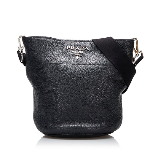 Prada Vitello Daino Bucket Bag - Rovelle Bags