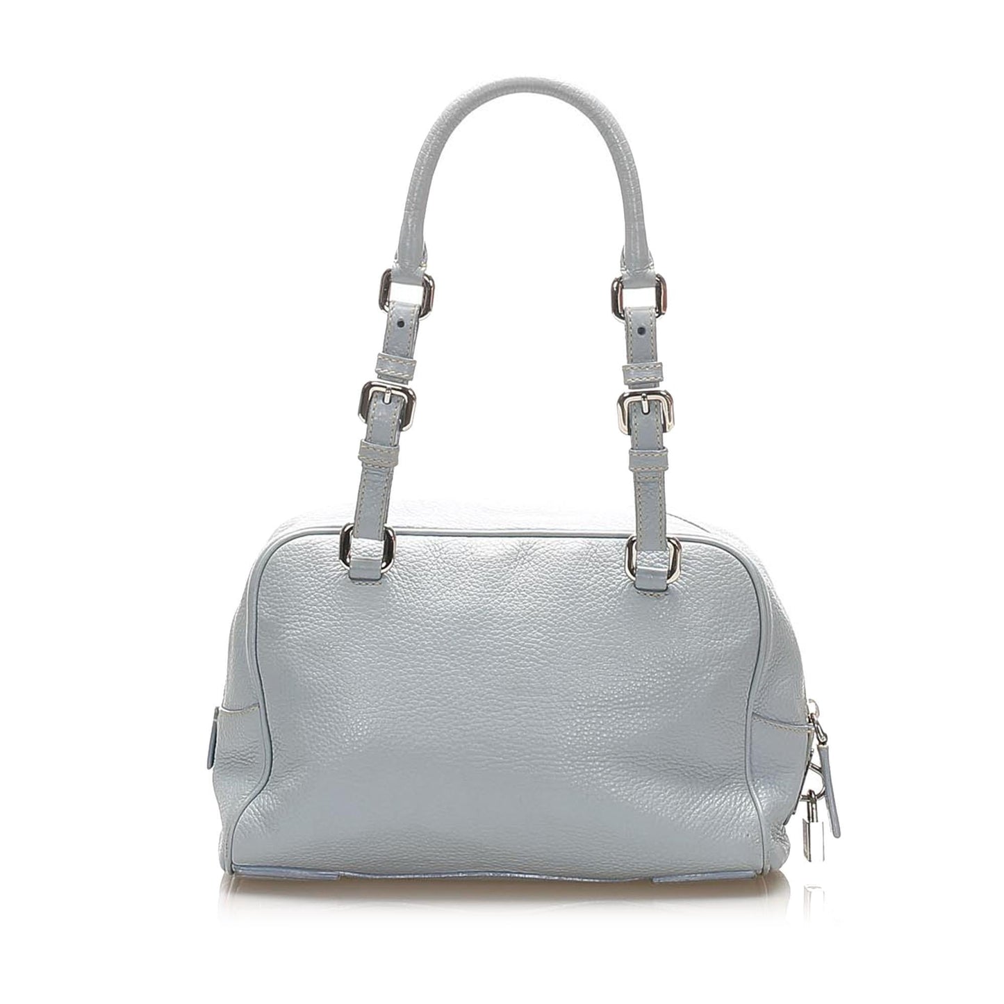 Prada Vitello Daino Canapa Logo Shoulder Bag - Rovelle Bags