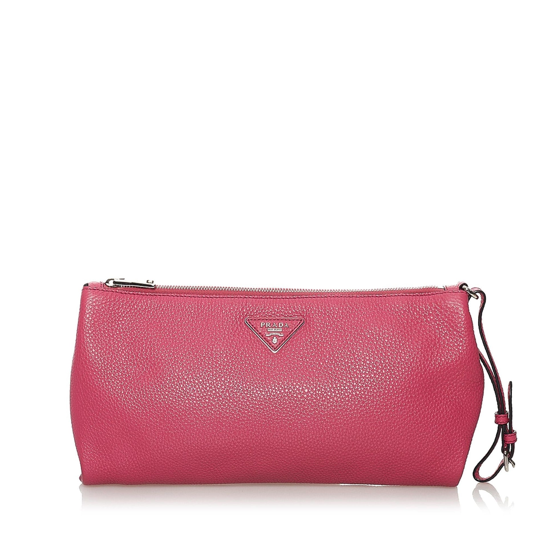 Prada Vitello Daino Clutch Bag - Rovelle Bags