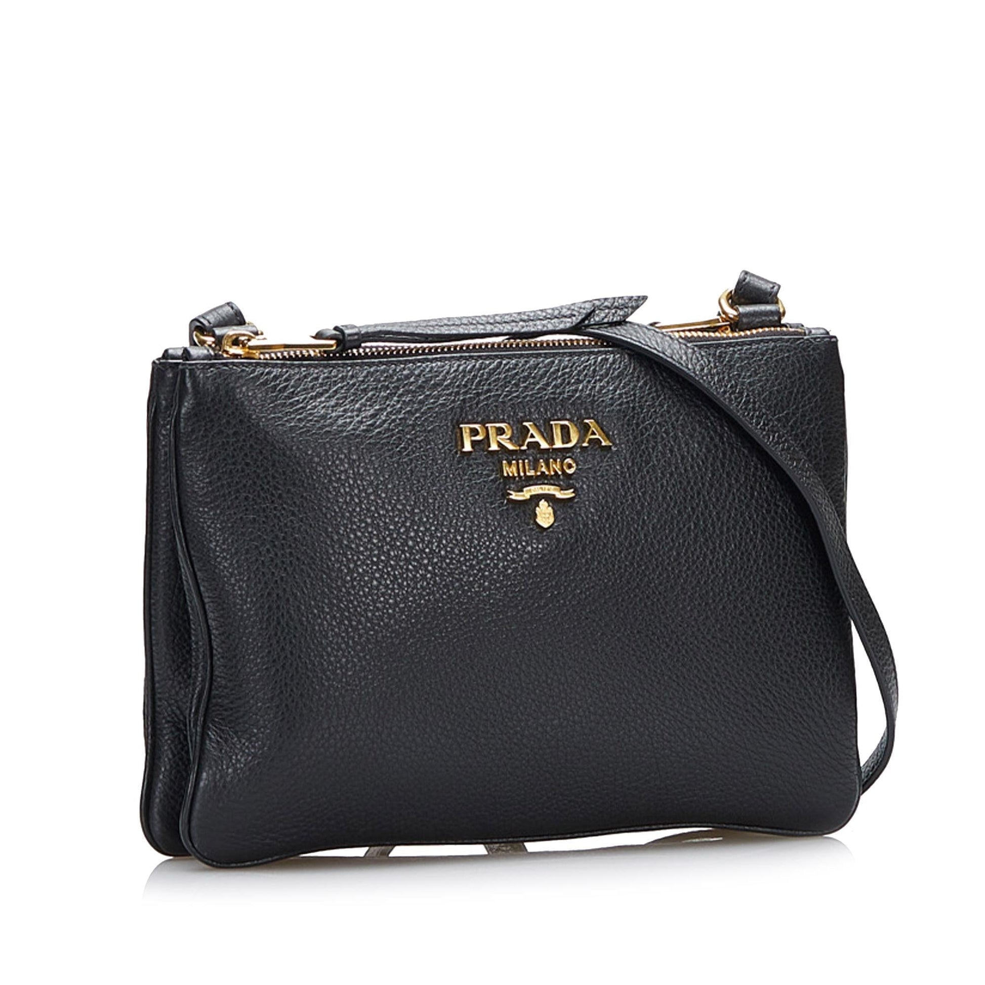 Prada Vitello Daino Crossbody Bag - Rovelle Bags