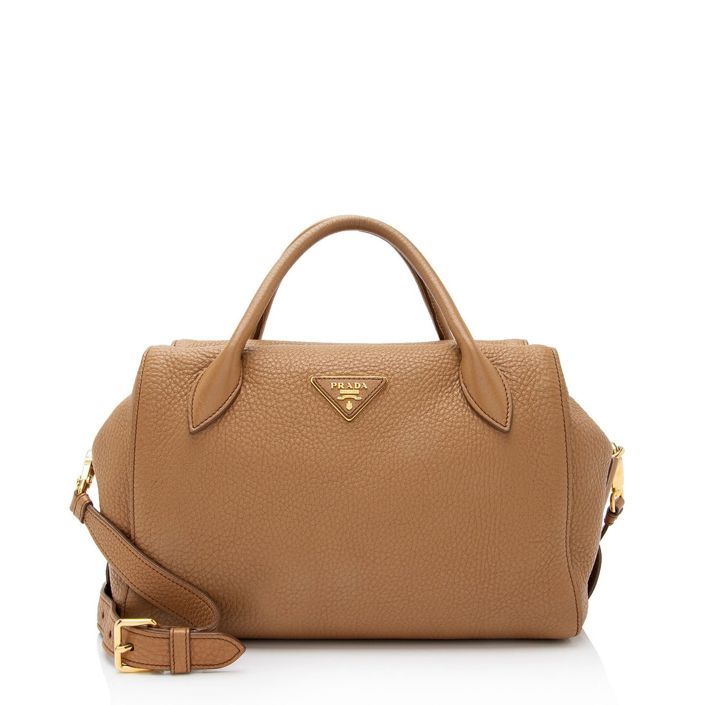 Prada Vitello Daino Duffle Bag - Rovelle Bags