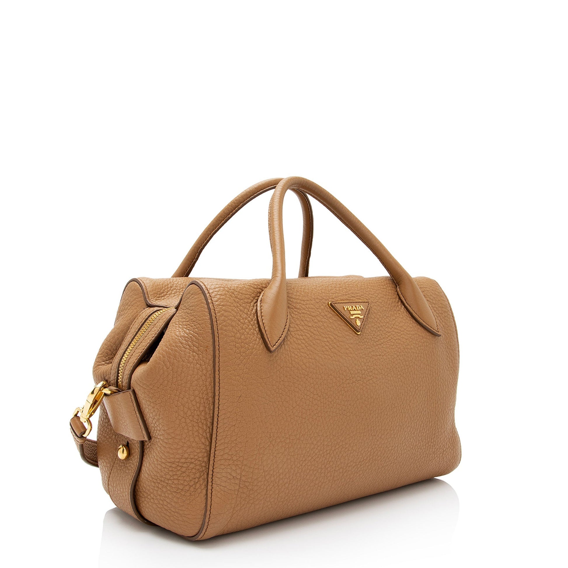 Prada Vitello Daino Duffle Bag - Rovelle Bags