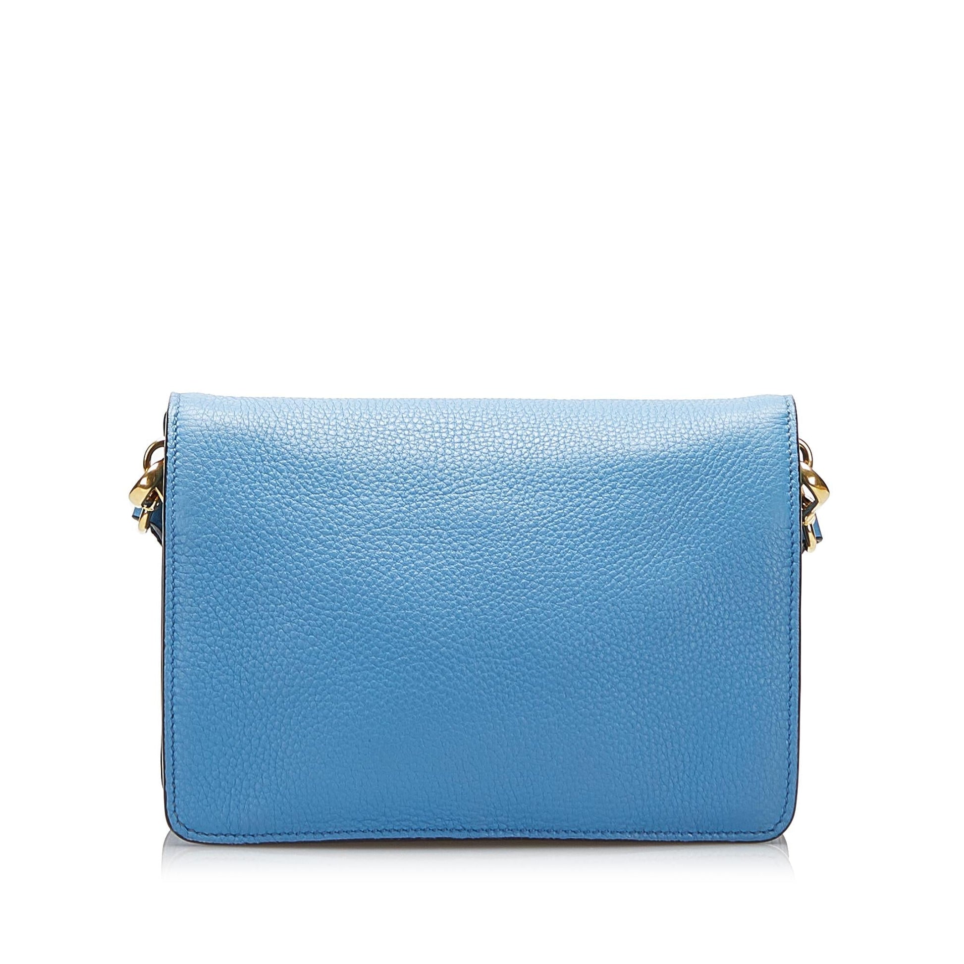 Prada Vitello Daino Flap Crossbody - Rovelle Bags