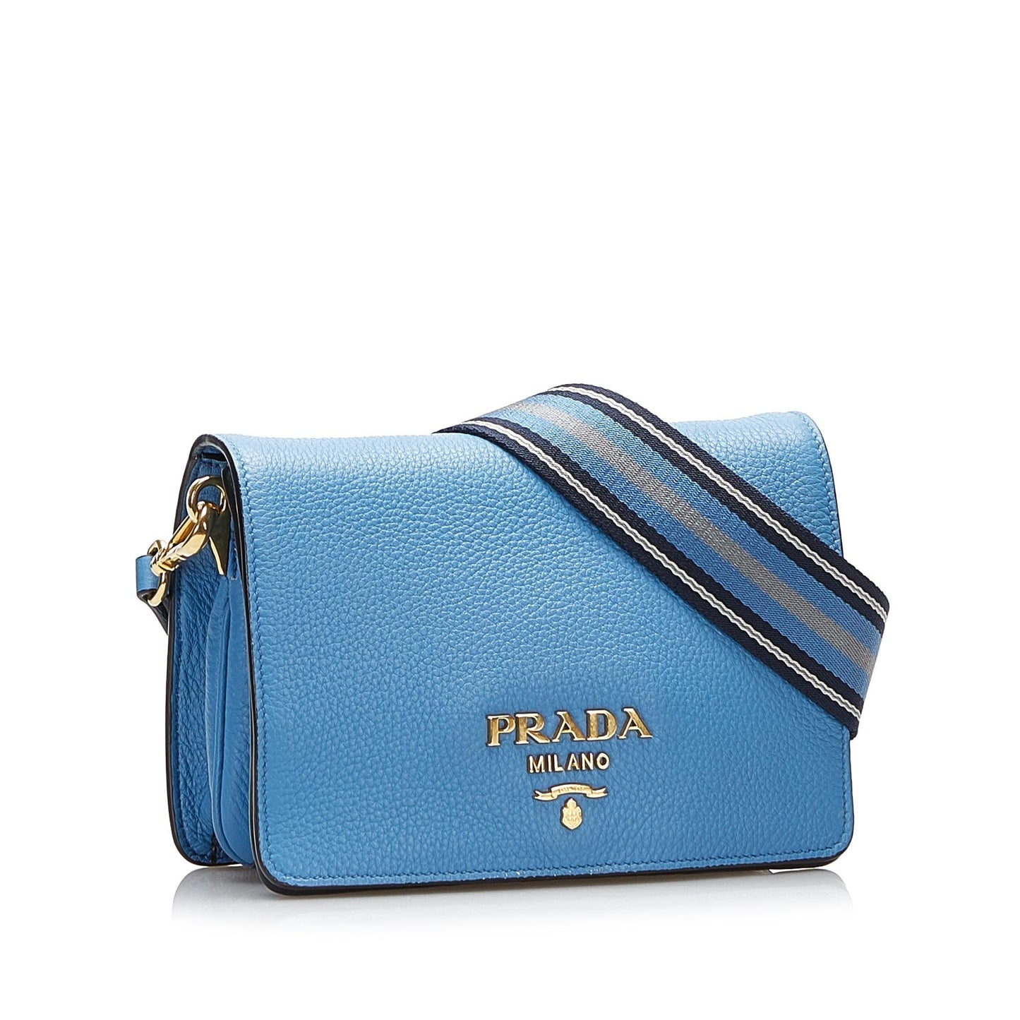 Prada Vitello Daino Flap Crossbody - Rovelle Bags