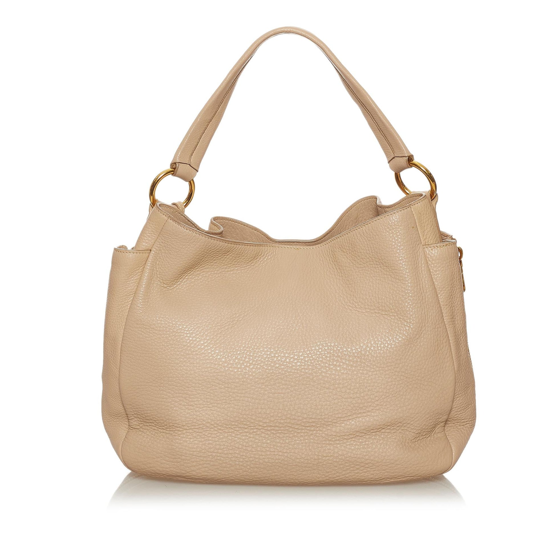Prada Vitello Daino Hobo Bag Handbag Style 3 - Rovelle Bags