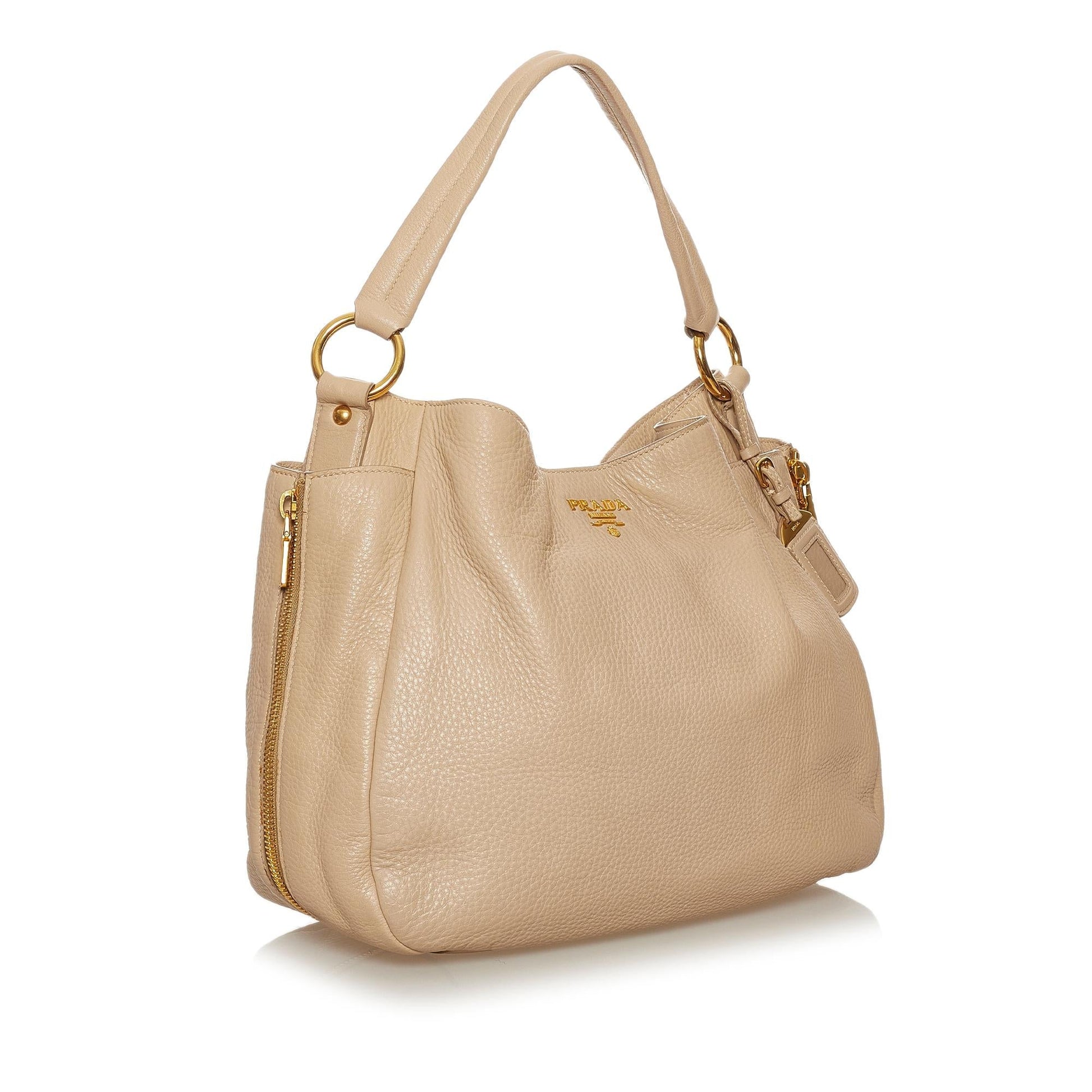 Prada Vitello Daino Hobo Bag Handbag Style 3 - Rovelle Bags