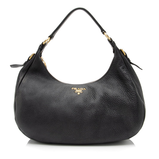 Prada Vitello Daino Hobo Hobo Bag Style 4 - Rovelle Bags