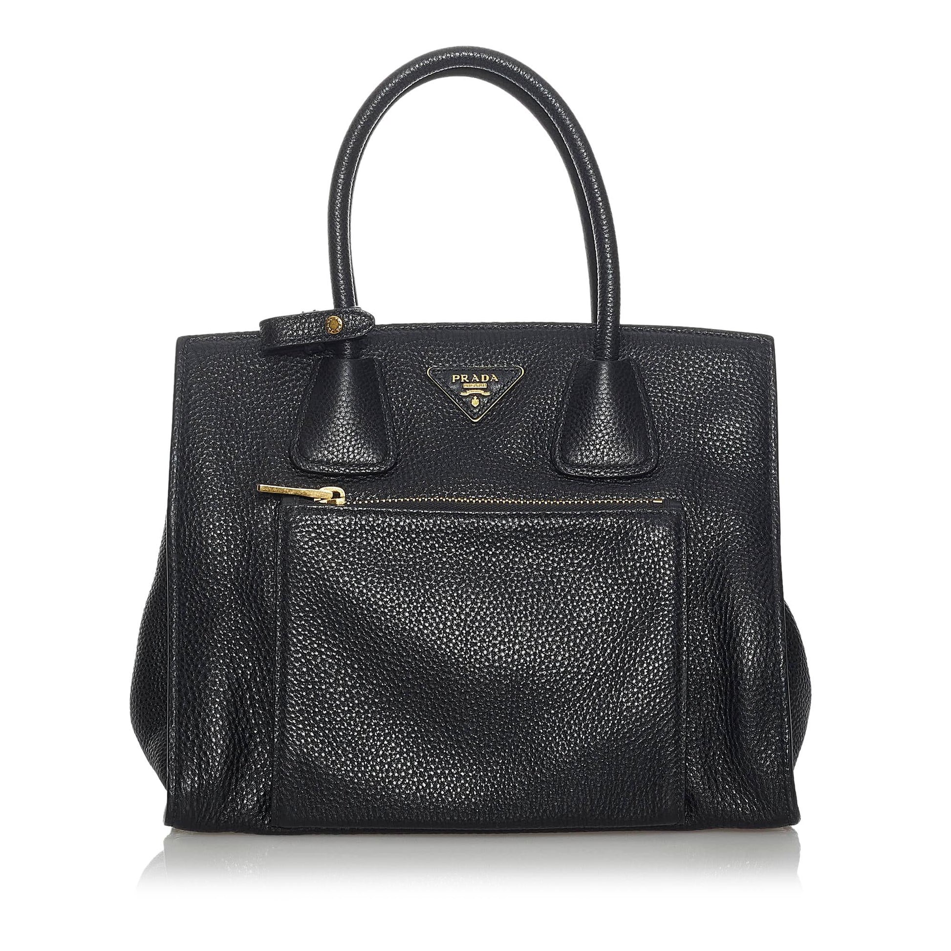 Prada Vitello Daino Leather Handbag - Rovelle Bags