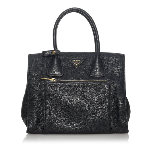 Prada Vitello Daino Leather Handbag - Rovelle Bags