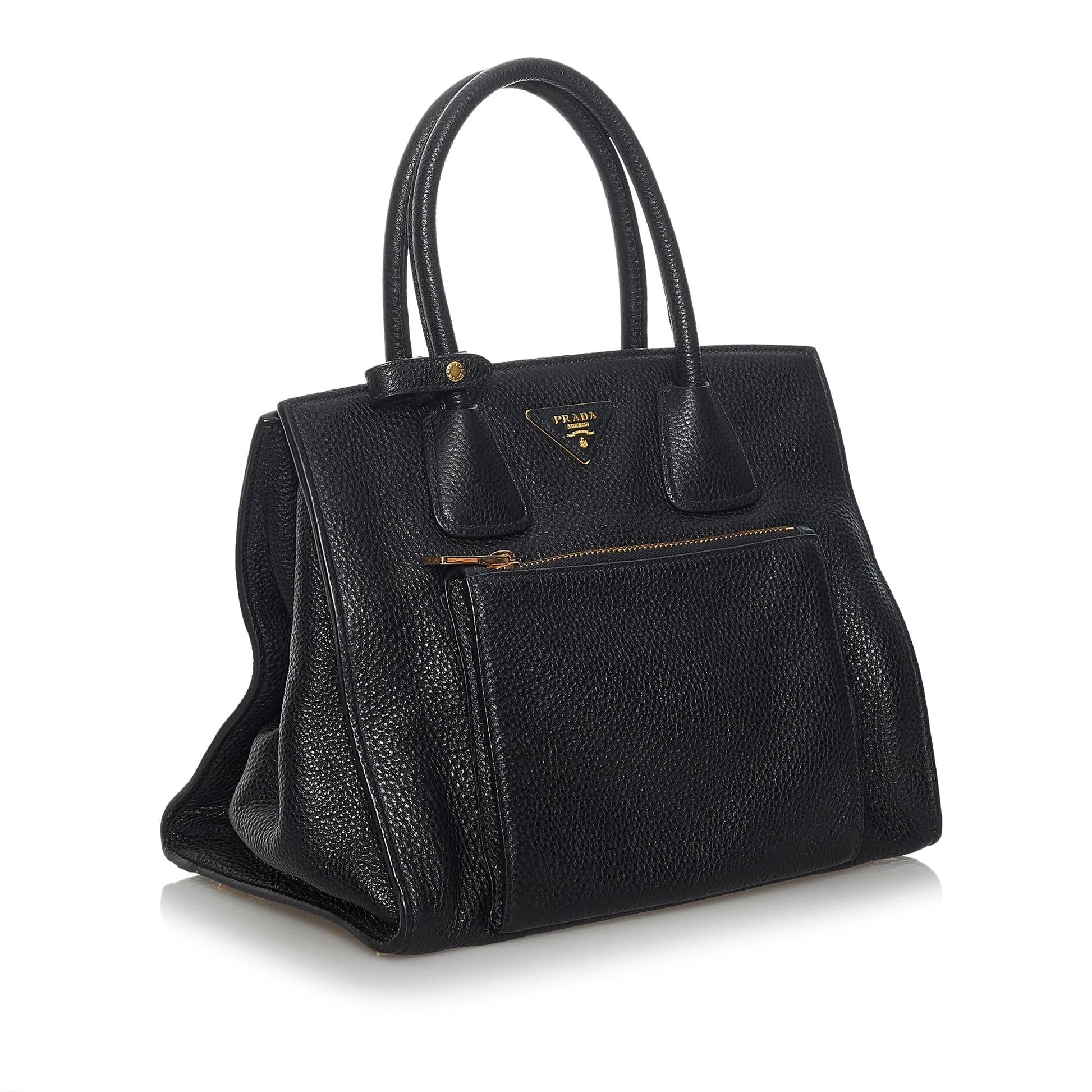 Prada Vitello Daino Leather Handbag - Rovelle Bags
