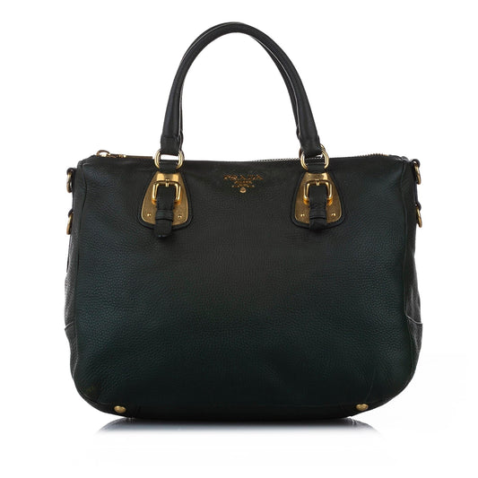 Prada Vitello Daino Leather Satchel Style 3 - Rovelle Bags