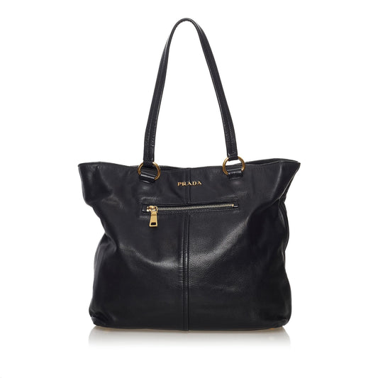 Prada Vitello Daino Leather Tote Bag Style 2 - Rovelle Bags