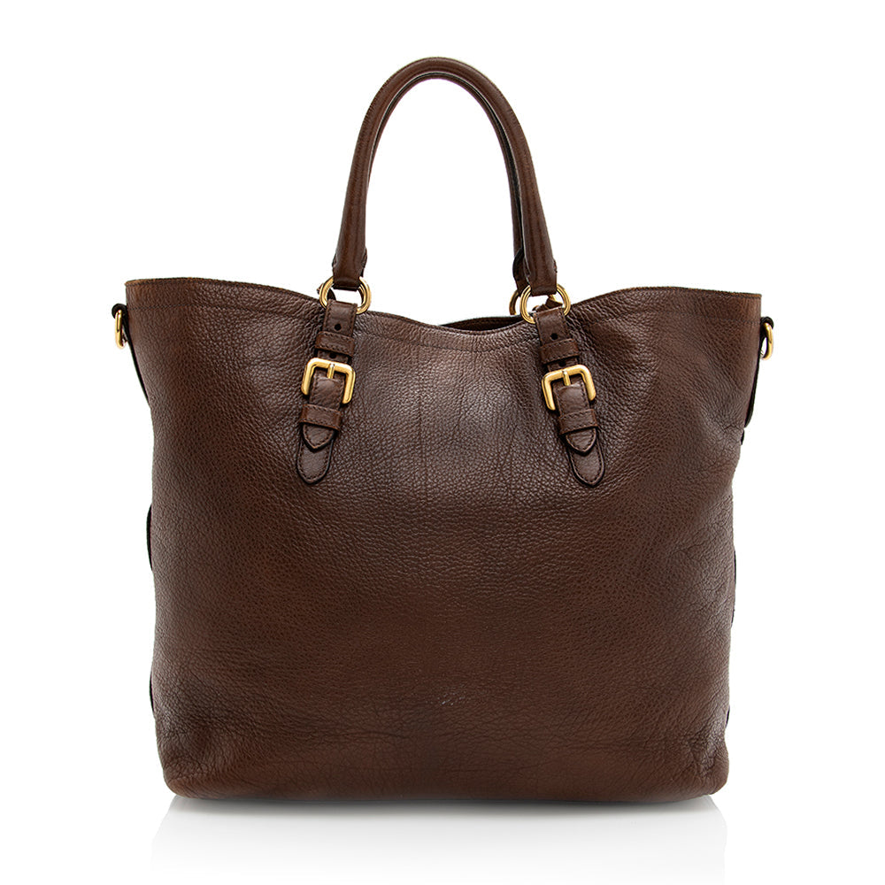 Prada Vitello Daino Leather Tote Style 4 - Rovelle Bags
