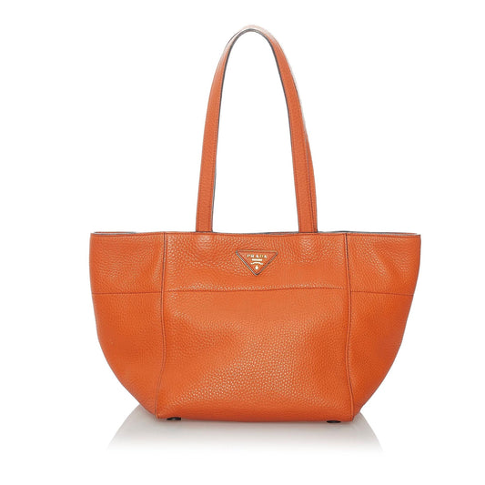 Prada Vitello Daino Leather Tote - Rovelle Bags