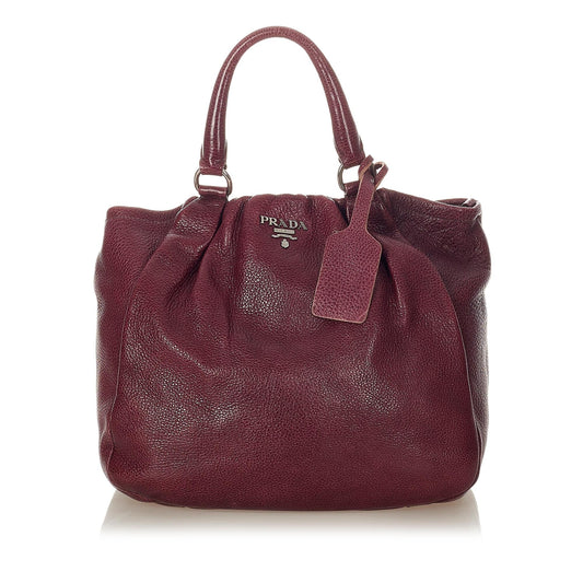 Prada Vitello Daino Satchel Style 24 - Rovelle Bags