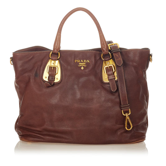 Prada Vitello Daino Satchel Style 63 - Rovelle Bags