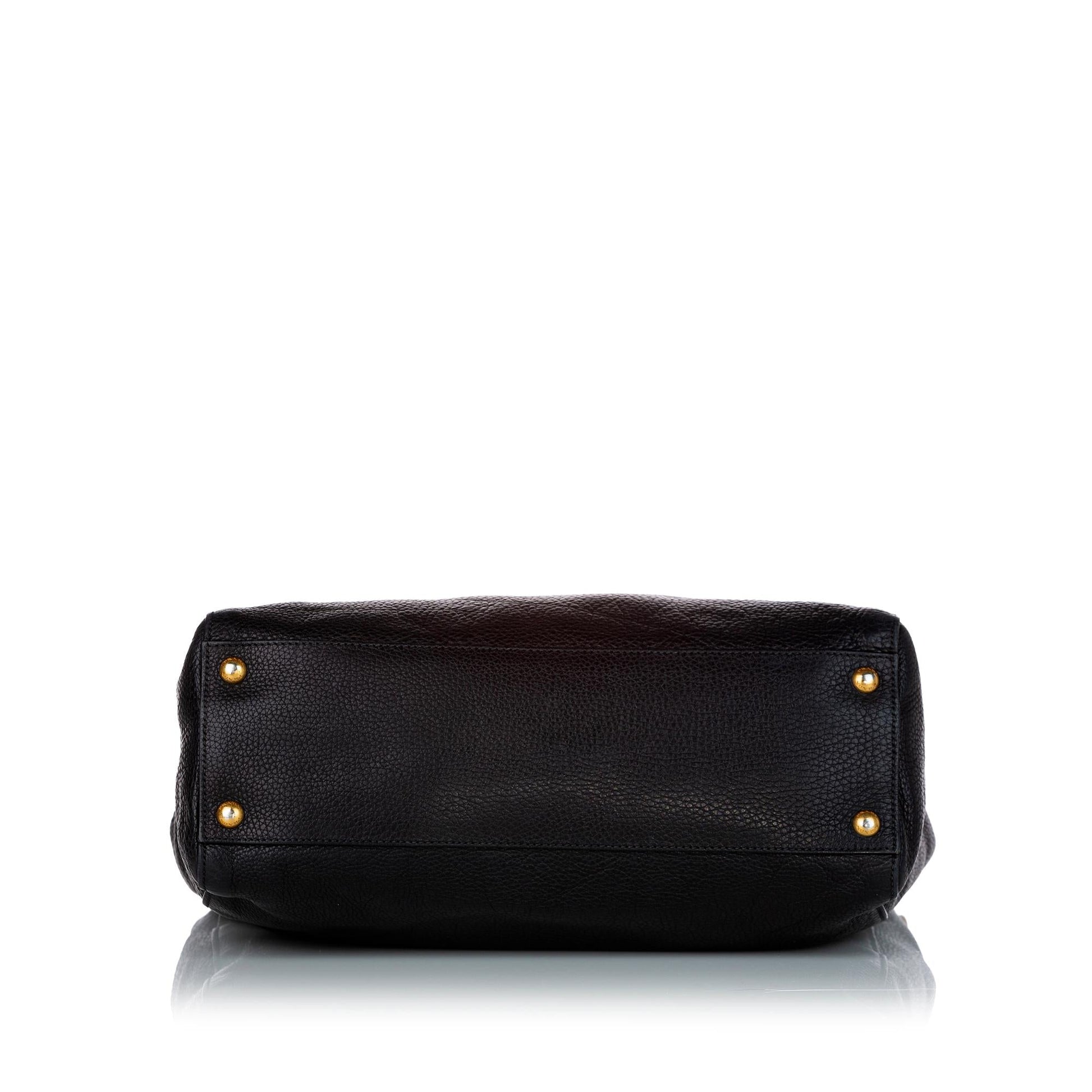Prada Vitello Daino Satchel Style 64 - Rovelle Bags
