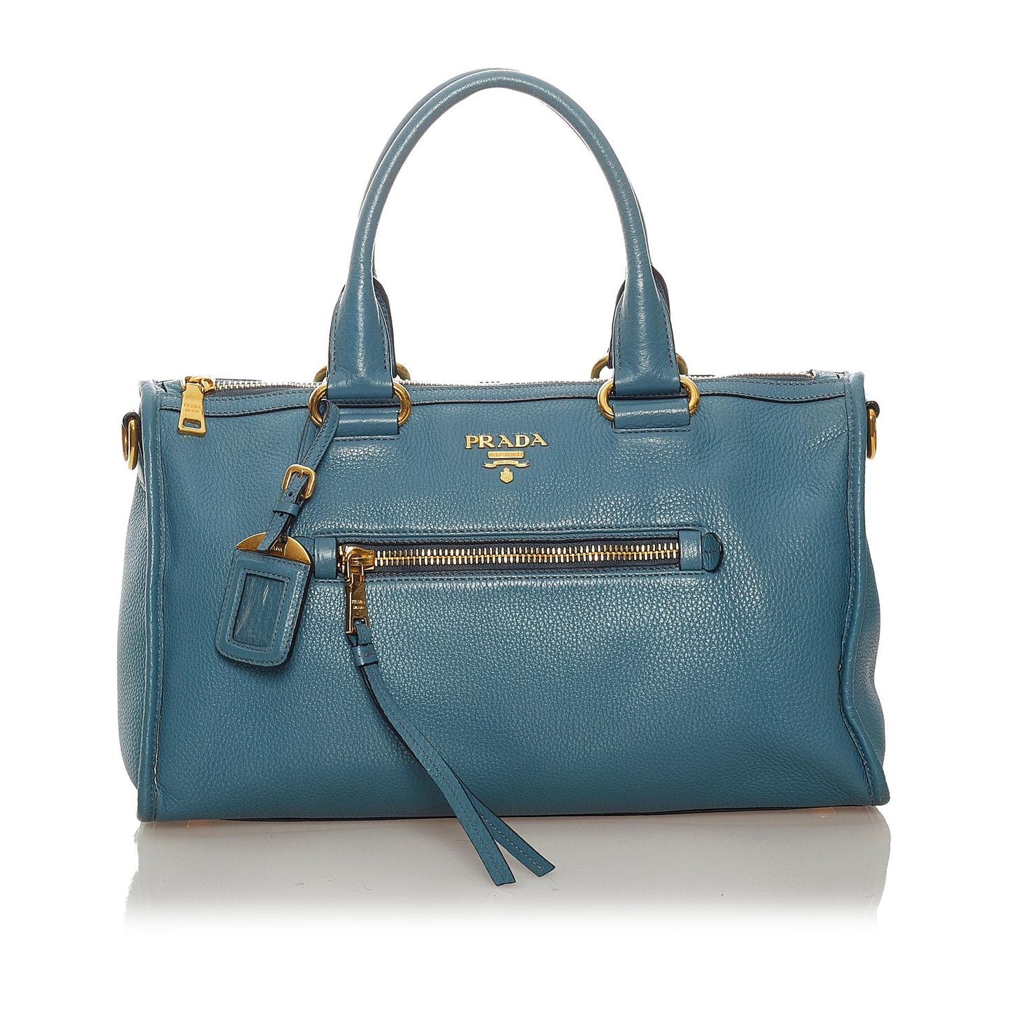 Prada Vitello Daino Satchel Style 65 - Rovelle Bags